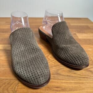 Latigo Ilka2 Suede Mule Slip On Shoes Women's 8M 1.5" Heel